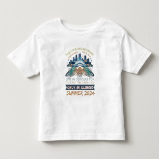 Cicada Concert Tour 2024 Illinois Cicada Broods T Shirt