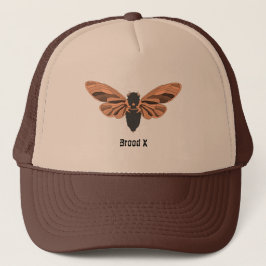 Cicada Hat Brown Keps