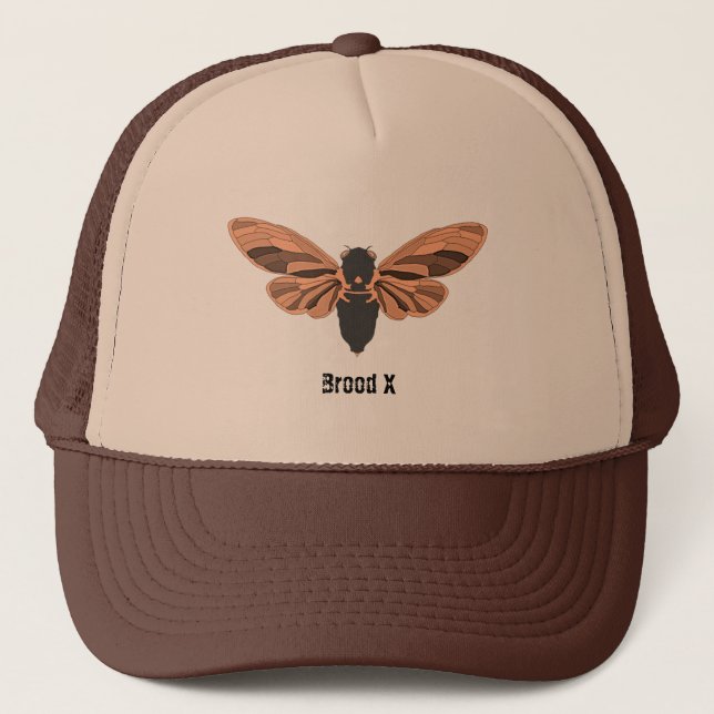 Cicada Hat Brown Keps (Framsida)