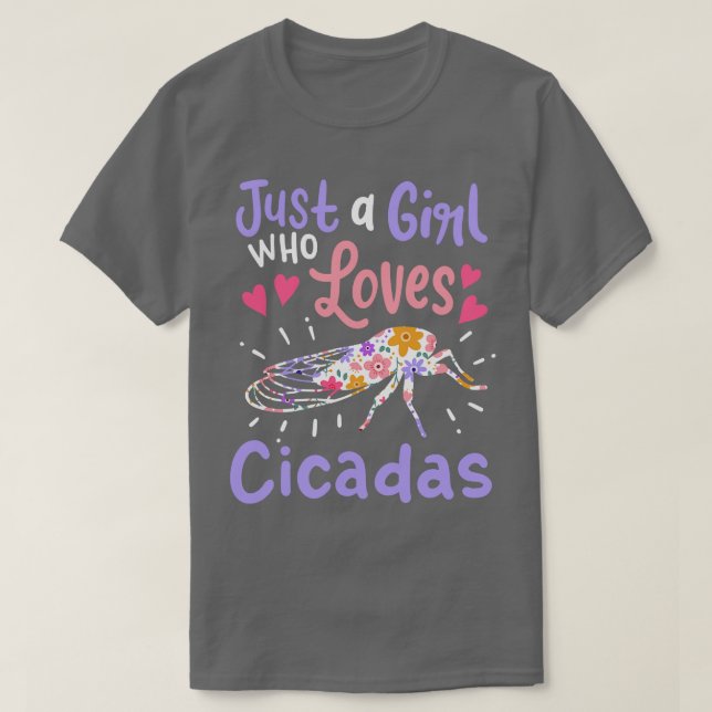 Cicada Insekt Cicada Älskare 1 T Shirt (Design framsida)