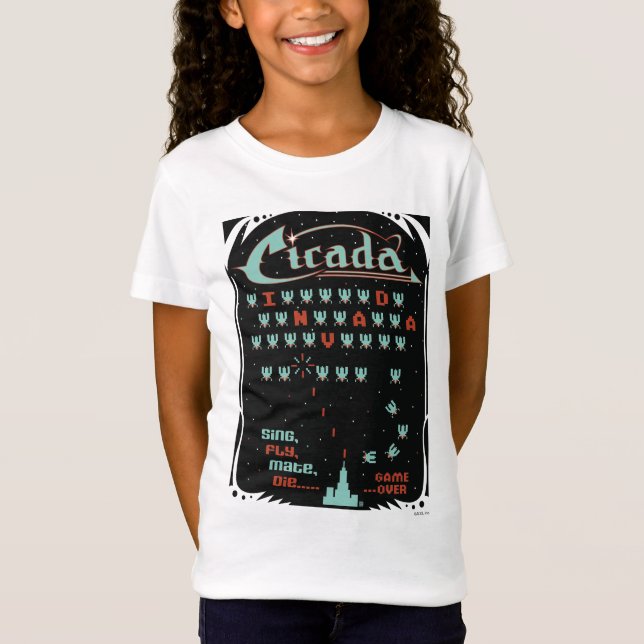 Cicada Invada T Shirt (Framsida)