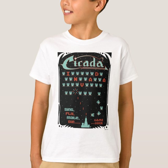 Cicada Invada T Shirt (Framsida)