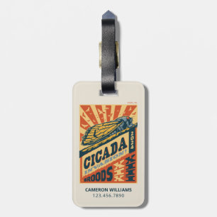 Cicada Invasion 2024 Brev Press Bagagebricka