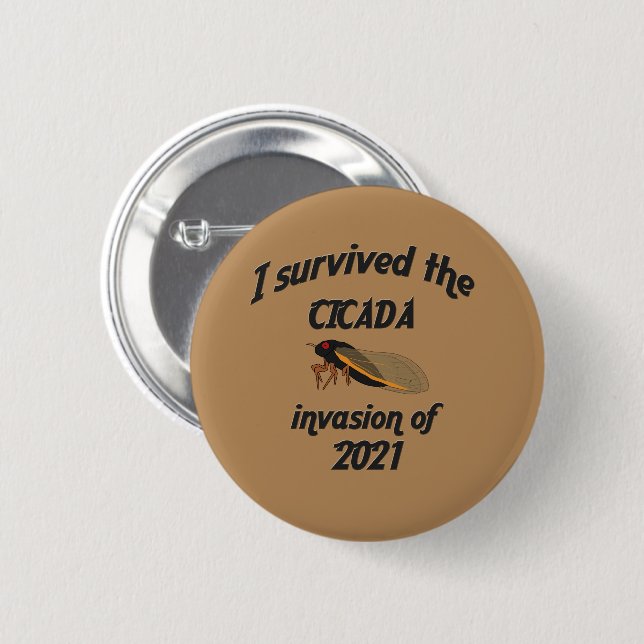 Cicada Invasion Knapp (Framsida & baksida)