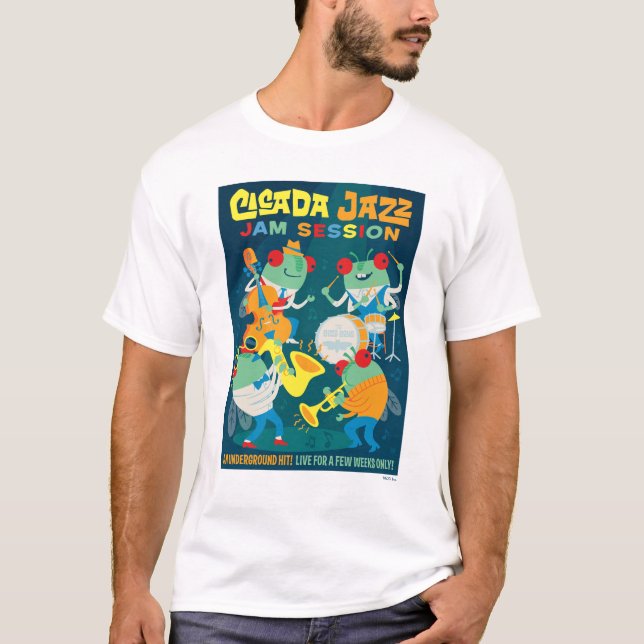 Cicada Jazz Sylt Session T Shirt (Framsida)