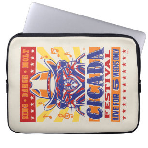 Cicada Land Music Festival Laptop Fodral