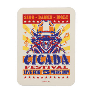 Cicada Land Music Festival Magnet