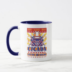 Cicada Land Music Festival Mugg