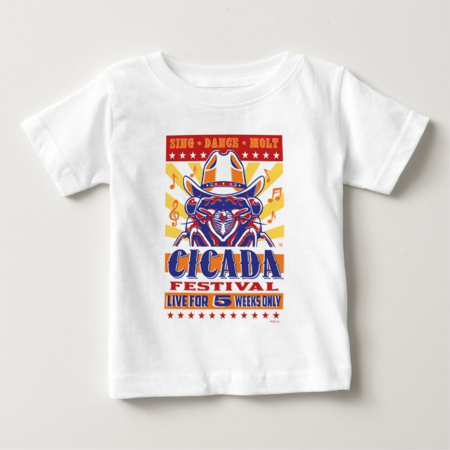 Cicada Land Music Festival T Shirt (Framsida)