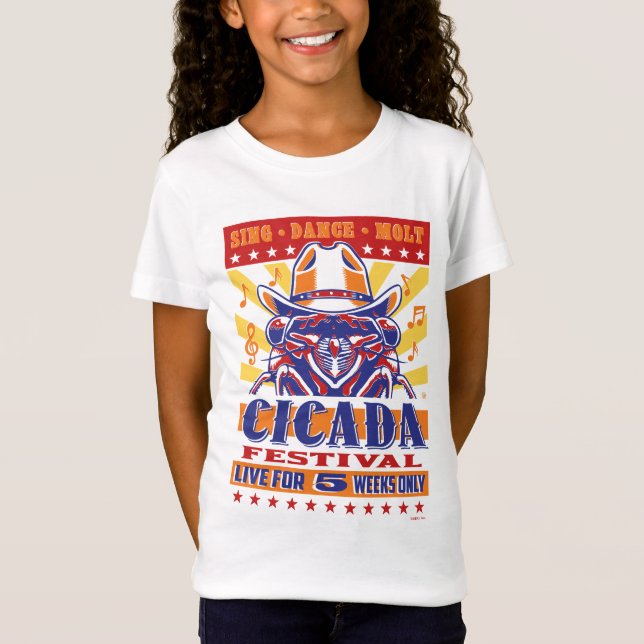 Cicada Land Music Festival T Shirt (Framsida)