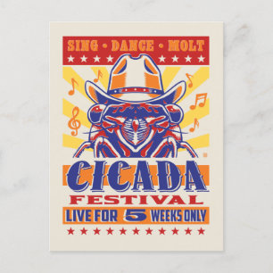 Cicada Land Music Festival Vykort