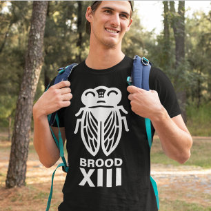 Cicada Magicicada Anpassningsbar Färg och Brood T Shirt