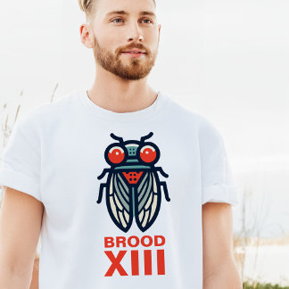 Cicada Magicicada Brood XIII Anpassningsbar Text T Shirt