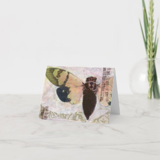 Cicada Note Card Kort