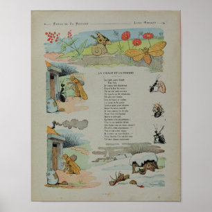 Cicada och Ant från Fables Poster