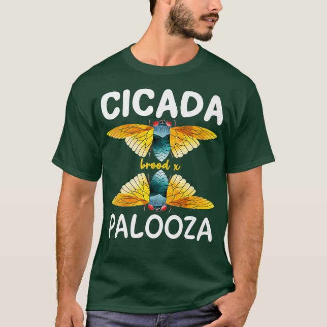 Cicada Palooza Brood X 2021 Entomology Kryp Kärlek T Shirt (Framsida)