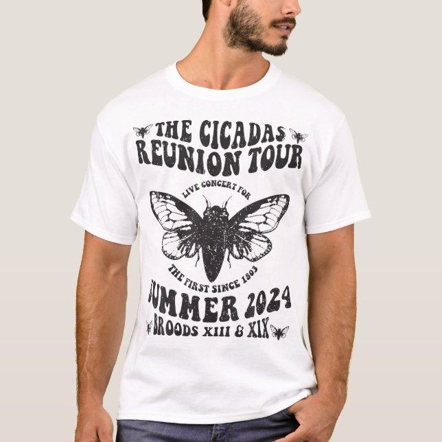 Cicada Reunion U.S. Tour 2024 Concert Fest Kärlek T Shirt (Framsida)