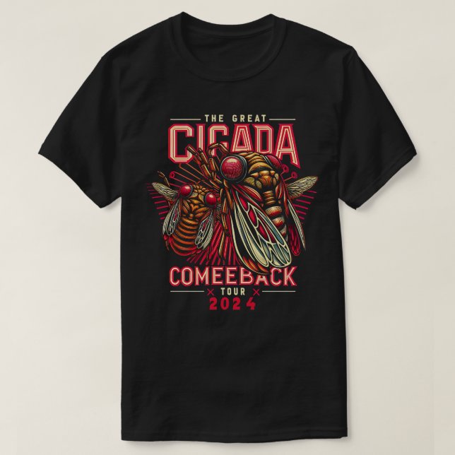 Cicada Reunion US Tour 2024 Cicada Concert Fes T Shirt (Design framsida)