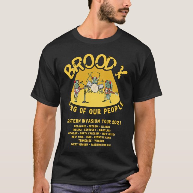 Cicada sång, mitt folk t shirt (Framsida)