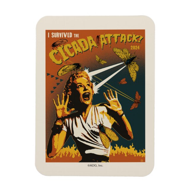 Cicada Screaming Dam 2024 Magnet (Vertikal)