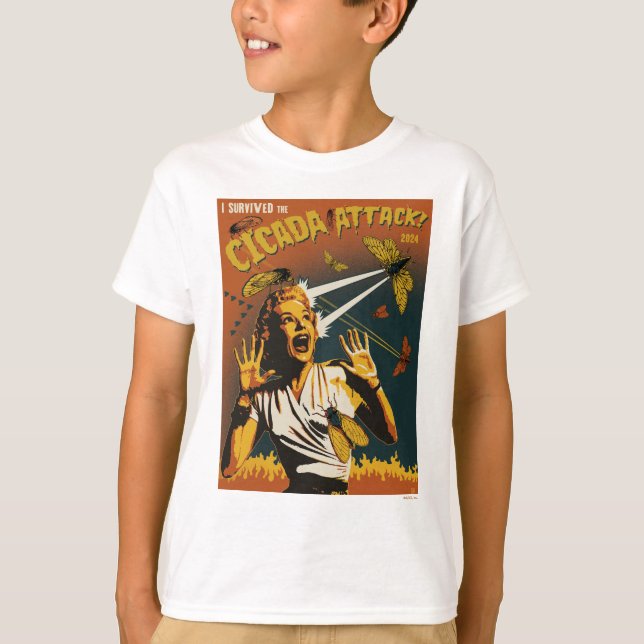 Cicada Screaming Dam 2024 T Shirt (Framsida)