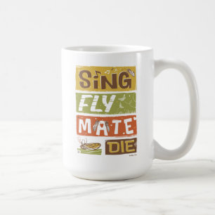 Cicada Sjunga Fly Mate Die Kaffemugg