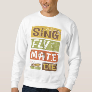 Cicada Sjunga Fly Mate Die Lång Ärmad Tröja