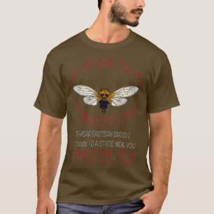 Cicada Sommar Underbar Östra Brood Cicada Tour T Shirt