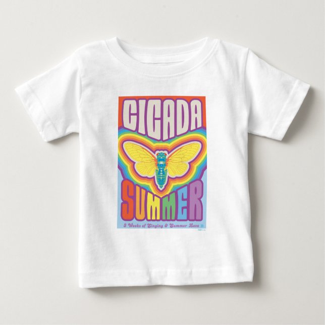 Cicada Summer Kärlek T Shirt (Framsida)