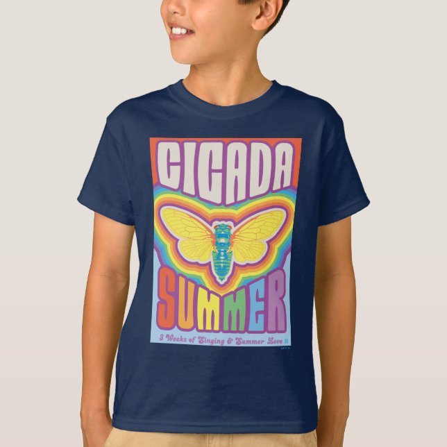 Cicada Summer Kärlek T Shirt (Framsida)