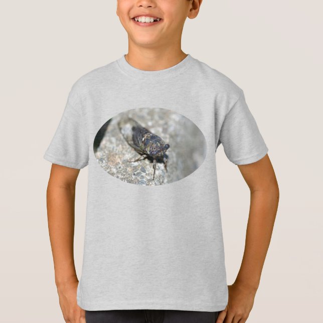 Cicada Ugly Kryp Nature Insekt T-Shirt (Framsida)