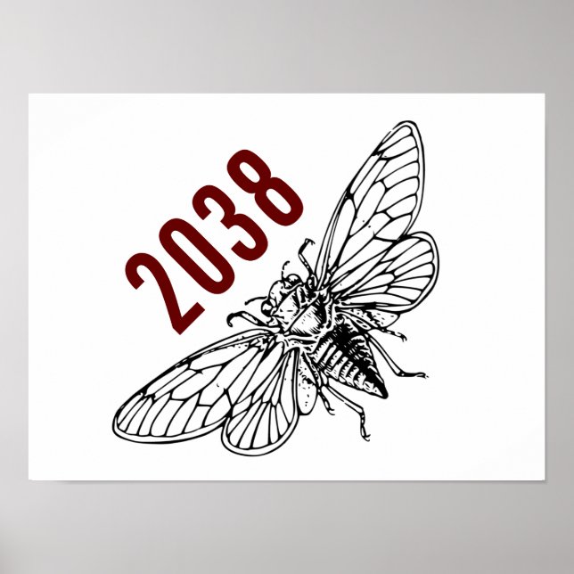 Cicadas 2038 poster (Framsidan)