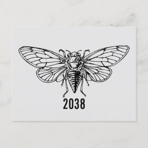 Cicadas 2038 vykort