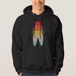 Cicadas Brood X Summer Magicicada Funny Retro Cic Hoodie