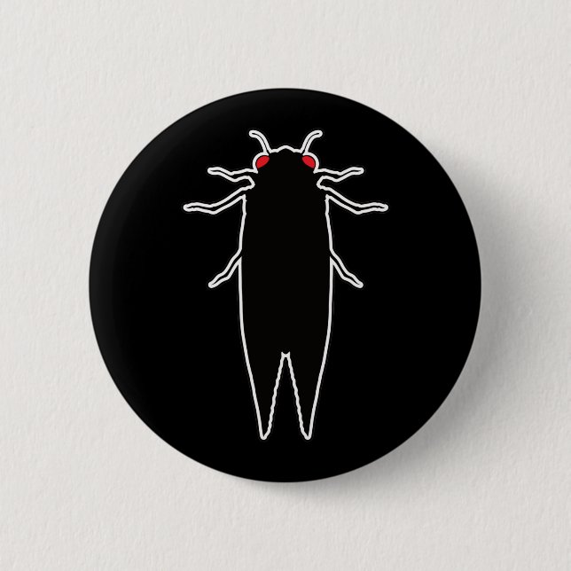 Cicadas Cicada Zombie Kryp - Entomology Geek Knapp (Framsida)