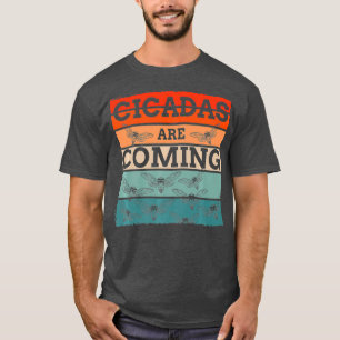 Cicadas kommer Brood X Swarme 2021 usa Insekt T Shirt