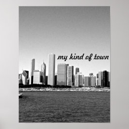 Cicago är min stad poster