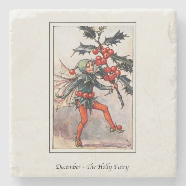 Cicely Mary Barker December Fairy Stenunderlägg (Framsidan)