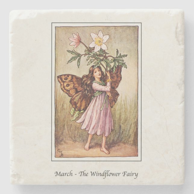 Cicely Mary Barker - March Fairy Stenunderlägg (Framsidan)