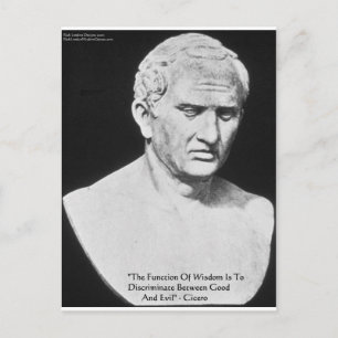 Cicero "Godhet & Ondska" Visdoms-kort & Gåvor Vykort