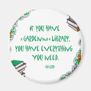 Cicero - om du har en trädgård och ett bibliotek magnet