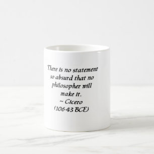 Cicero på filosofmuggen kaffemugg