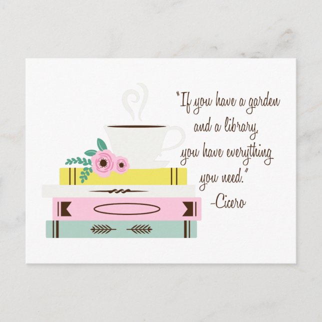 Cicero Quote Vykort (Framsida)