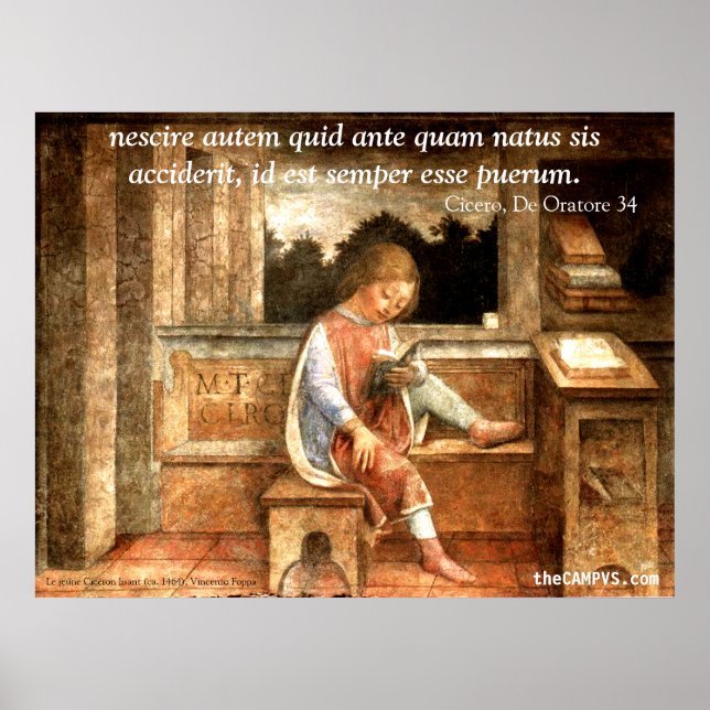 Cicero: Se autem quid ... Poster (Framsidan)