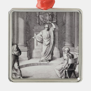 Cicero som skarpt kritisera Catiline Julgransprydnad Metall
