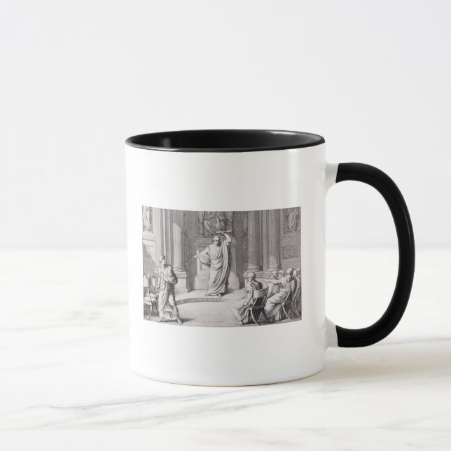Cicero som skarpt kritisera Catiline Mugg (Höger)