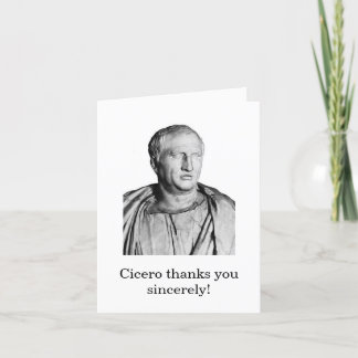 Cicero - tackkort