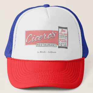 Ciceros italienska restaurang i vintagen La Mirada Keps
