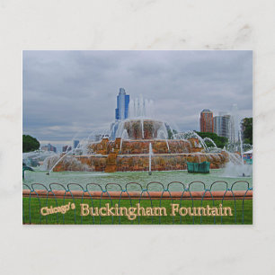 Cichagos Buckingham Fontän Vykort