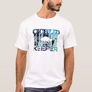 Cichlid Keeper som kastar Aquarium Cichlid Fish Br T Shirt